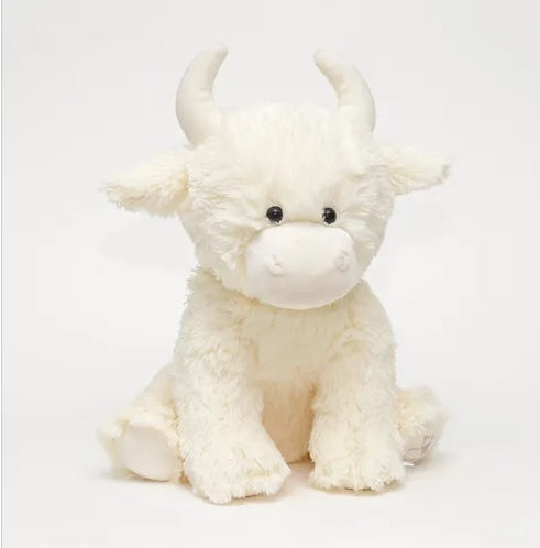 Highland Cow Plush Soft Toy Cream 20cm