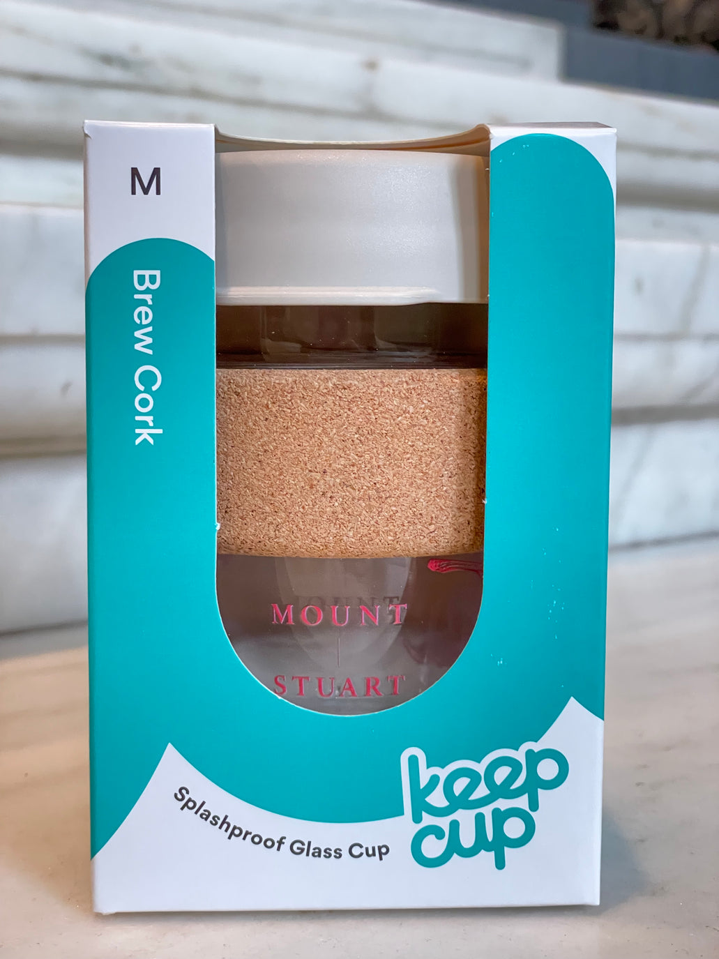 KeepCup Brew Cork 12oz (beige lid)