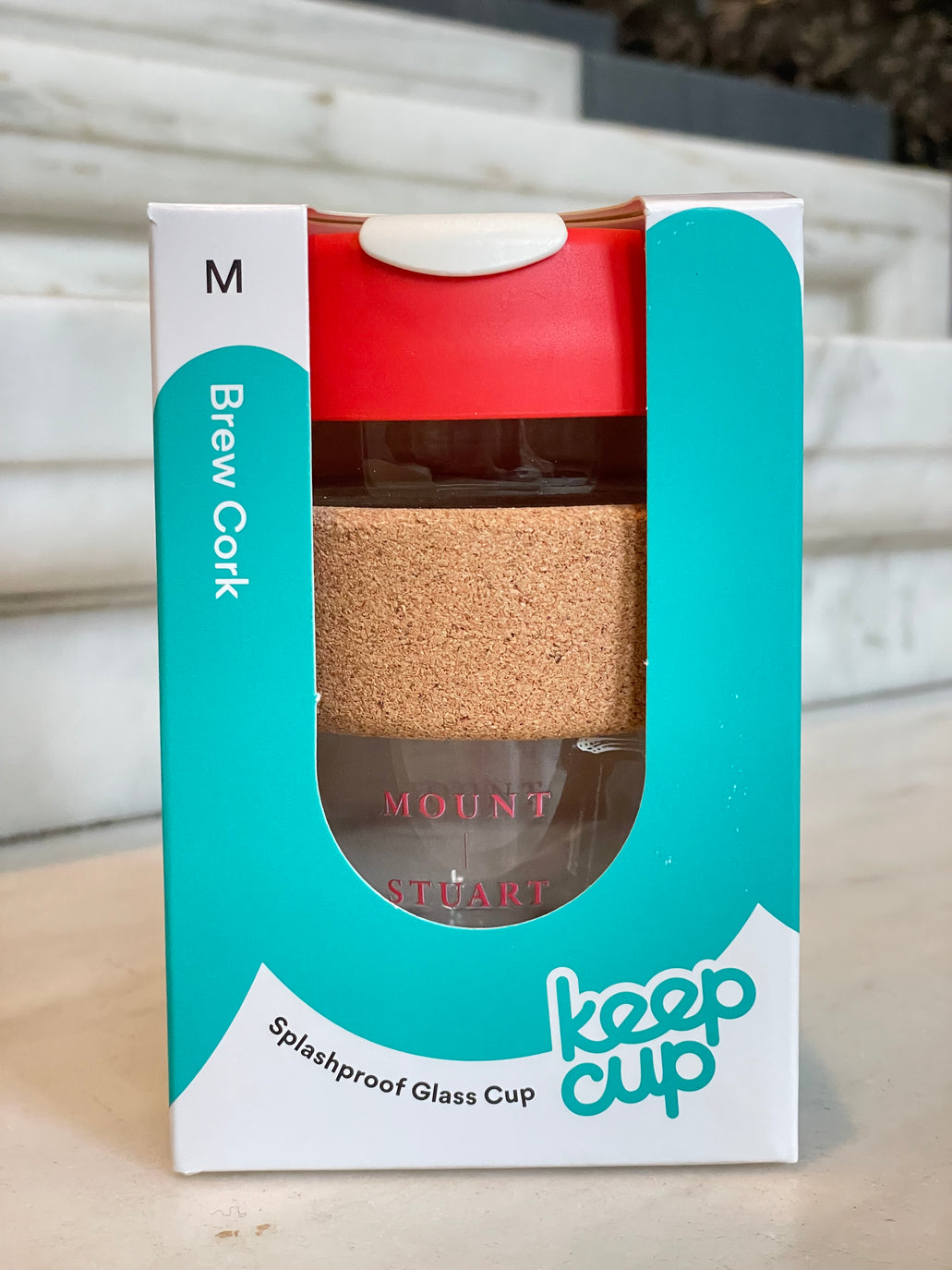 KeepCup Brew Cork 12oz (red lid)
