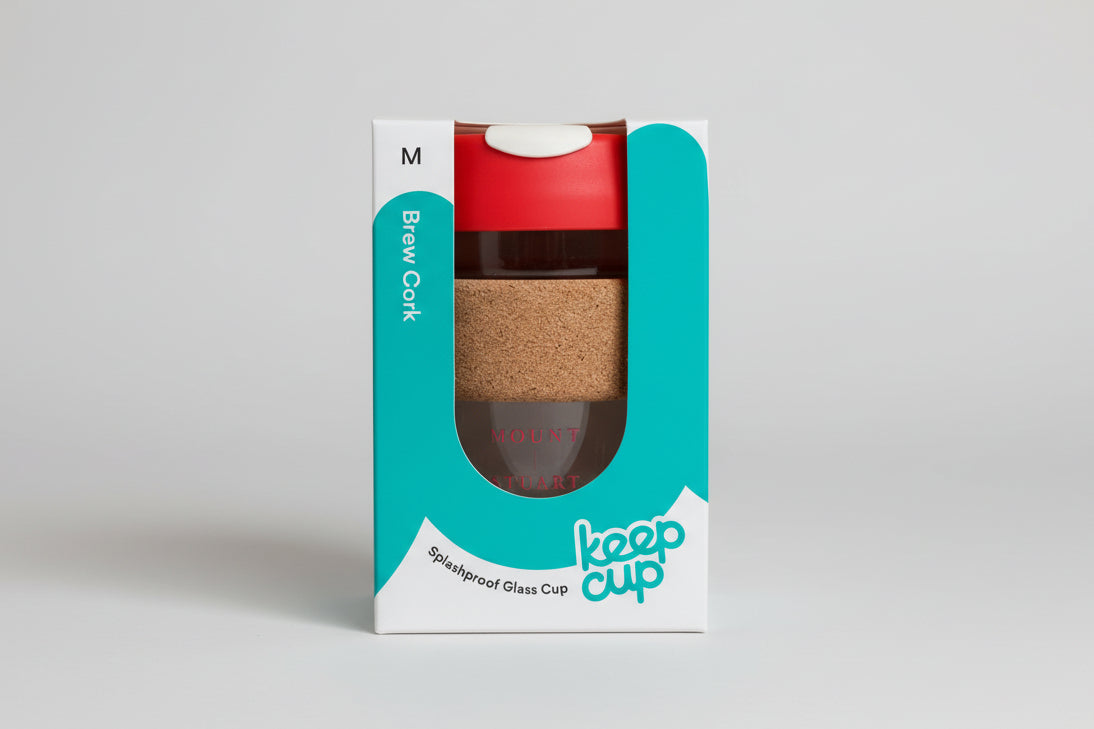 KeepCup Brew Cork 12oz (red lid)